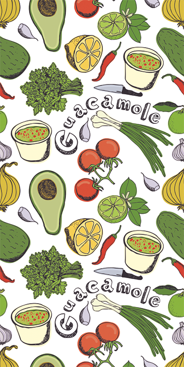 Kitchen vinyl carpet mexican fruit decorative vinyl - TenStickers