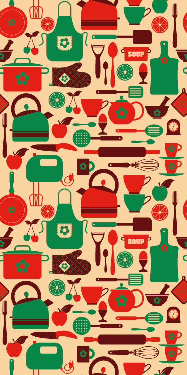 Kitchen vinyl carpet for kitchen furniture covers - TenStickers