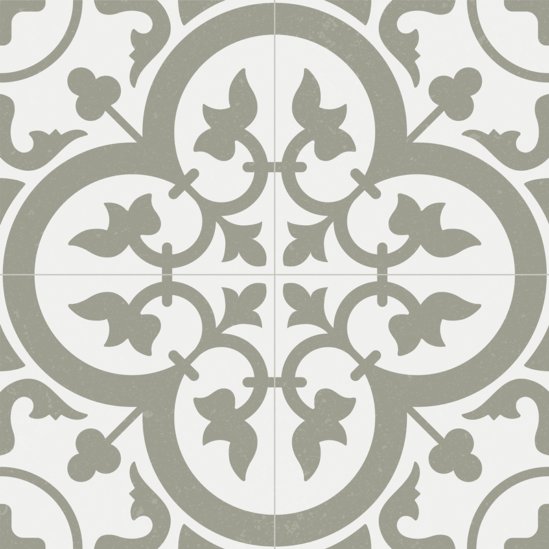 Kitchen vinyl carpet moroccan tile evergreen fog - TenStickers