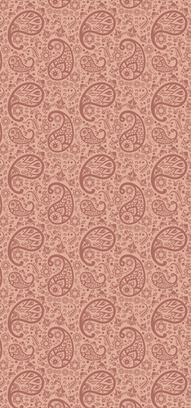 Kitchen vinyl carpet paisley pattern mat - TenStickers