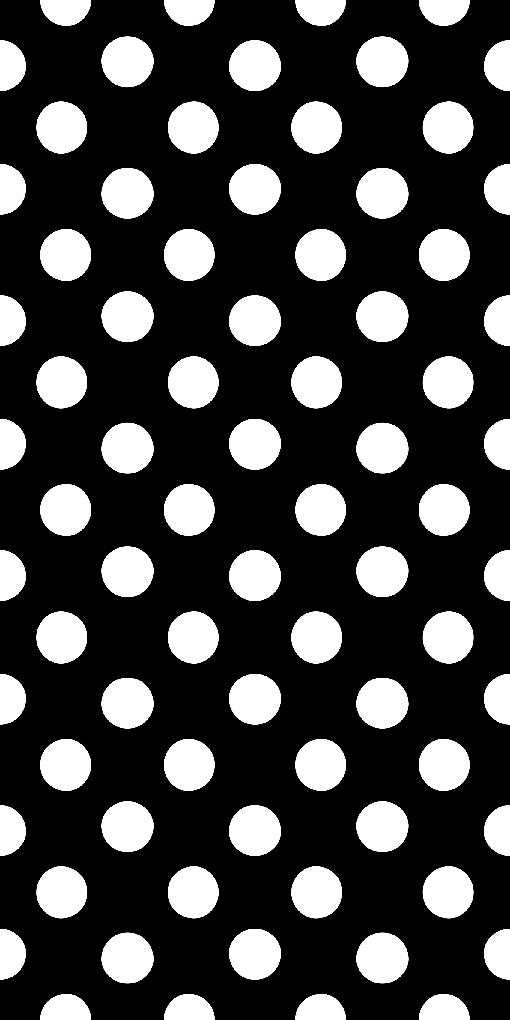Kitchen vinyl carpet with polka dot pattern - TenStickers