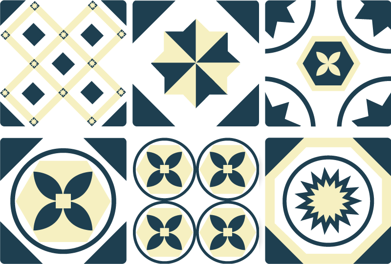 Kitchen vinyl carpet alionsa tiles design - TenStickers