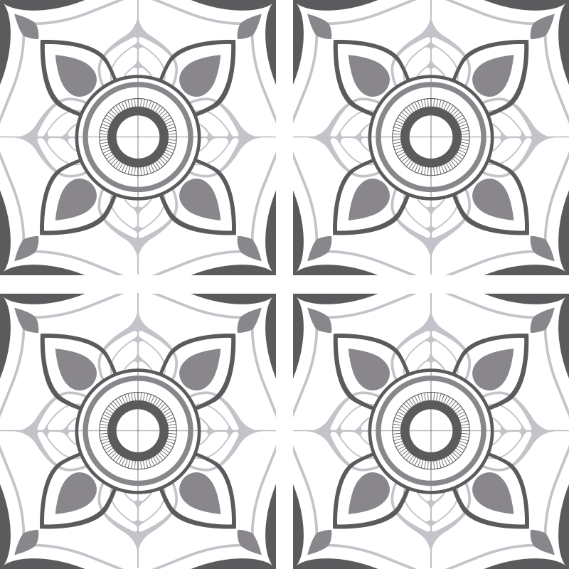 Kitchen vinyl carpet portuguese tile sticker simple - TenStickers