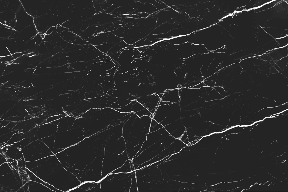Kitchen vinyl carpet black marble - TenStickers