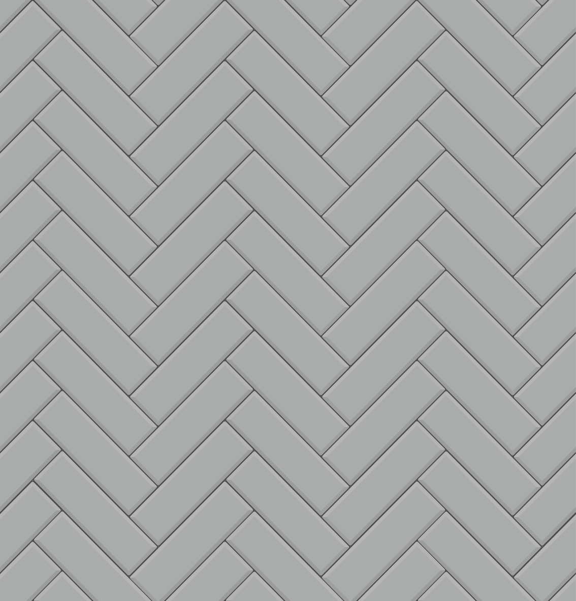 Kitchen vinyl carpet herringbone grey tiles - TenStickers