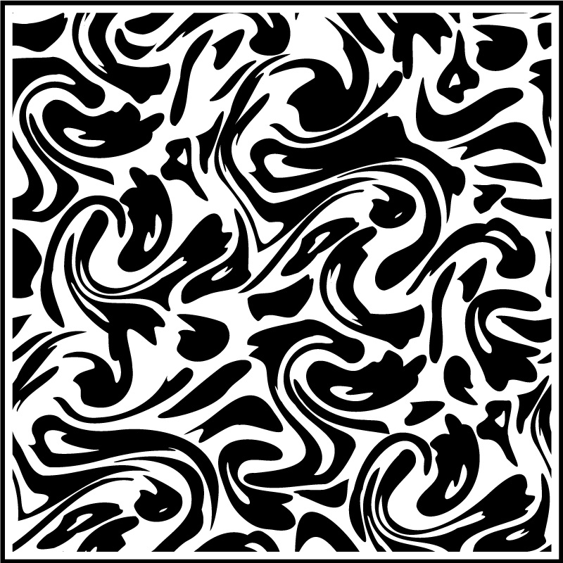 Modern fluid kitchen vinyl carpet - TenStickers