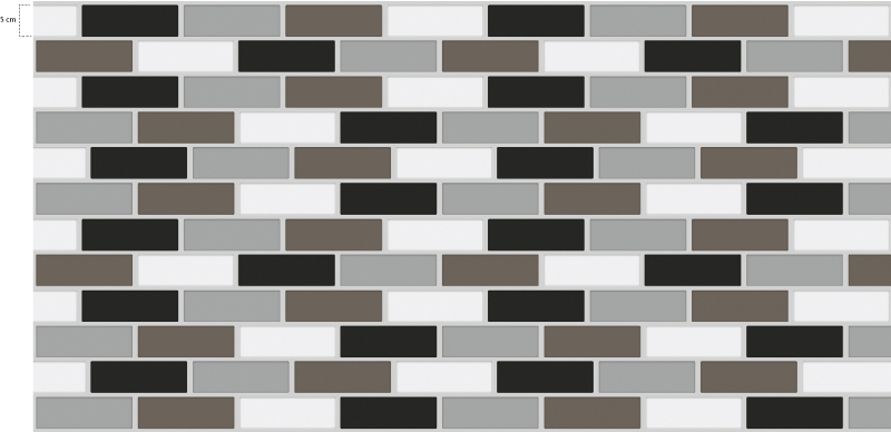 Kitchen vinyl carpet gray tile border - TenStickers