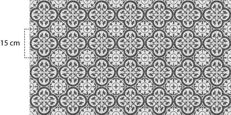 Kitchen vinyl carpet moroccan tile design - TenStickers