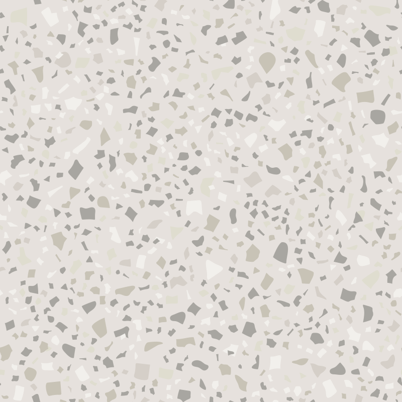 Kitchen vinyl carpet in grey terrazzo design - TenStickers