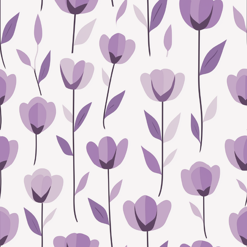 Kitchen vinyl carpet with floral print design - TenStickers