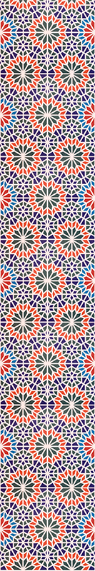 Cool colourful tiles kitchen vinyl carpet - TenStickers