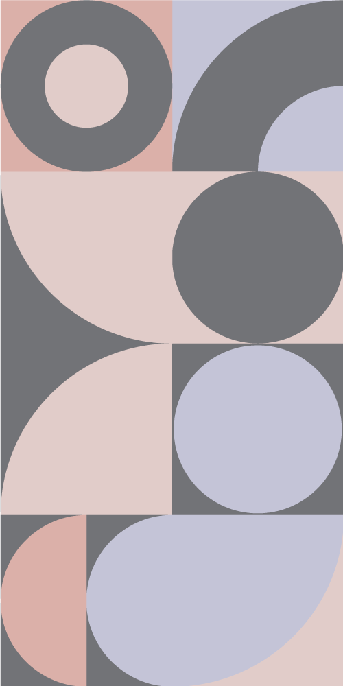 Kitchen vinyl carpet geometric circles pattern - TenStickers