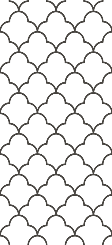 Kitchen vinyl carpet geometric moroccan design - TenStickers