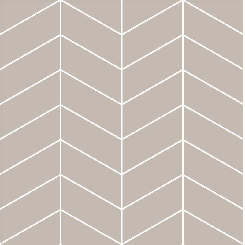 Scandinavian style beige and white kitchen vinyl carpet - TenStickers