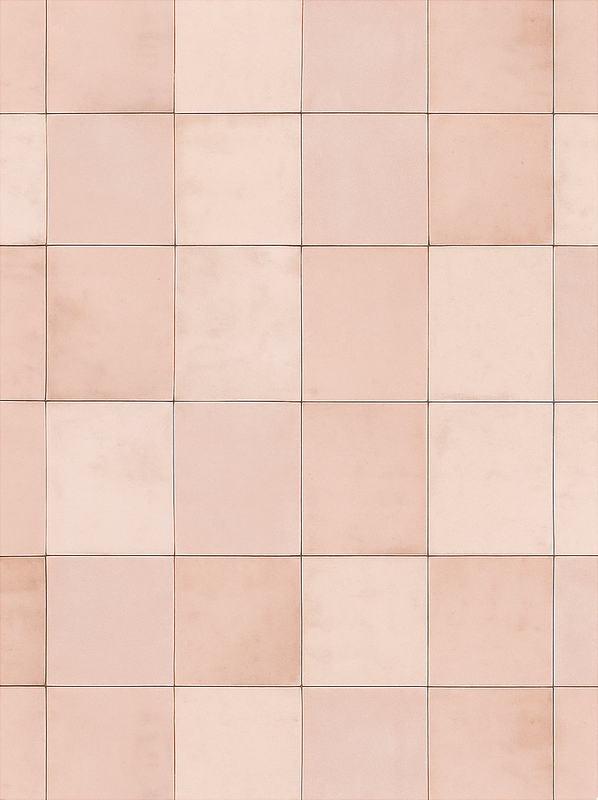 Kitchen vinyl carpet pink tile design - TenStickers