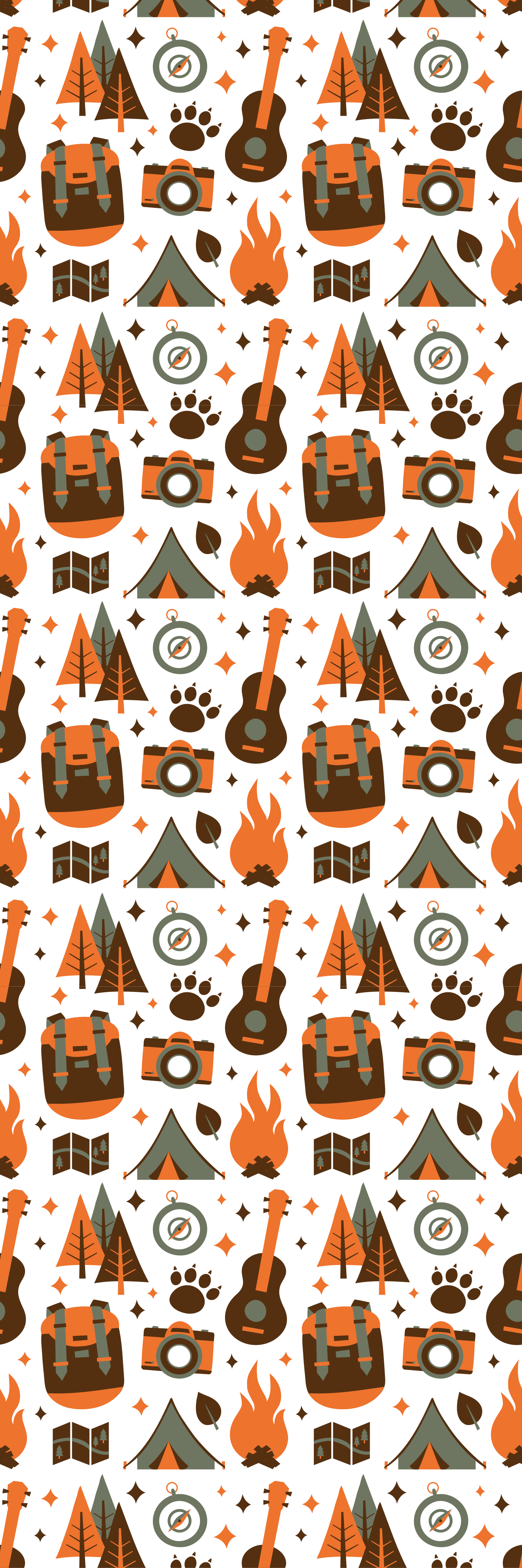 Bedroom vinyl carpet mountain bear wood fire - TenStickers