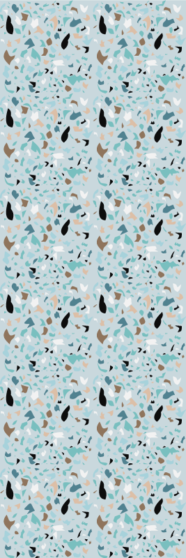 Bedroom vinyl carpet with terrazzo style design - TenStickers