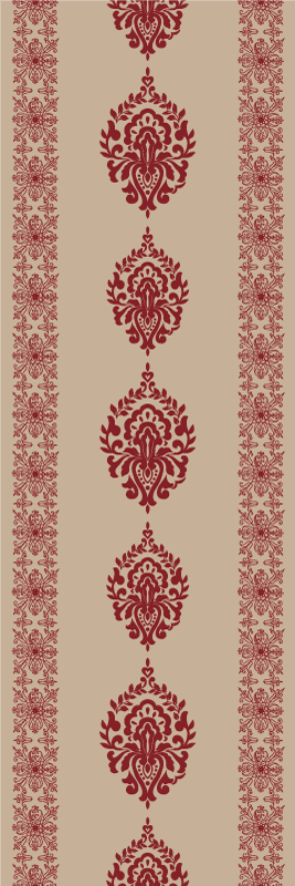 Bedroom vinyl carpet in french provincial design - TenStickers