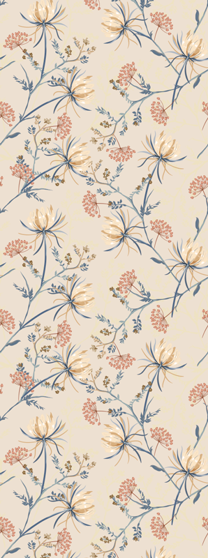 Bedroom vinyl carpet paradise row - TenStickers