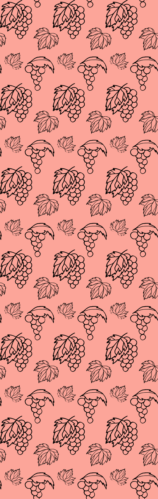 Bedroom vinyl carpet in african rosa grapes design - TenStickers