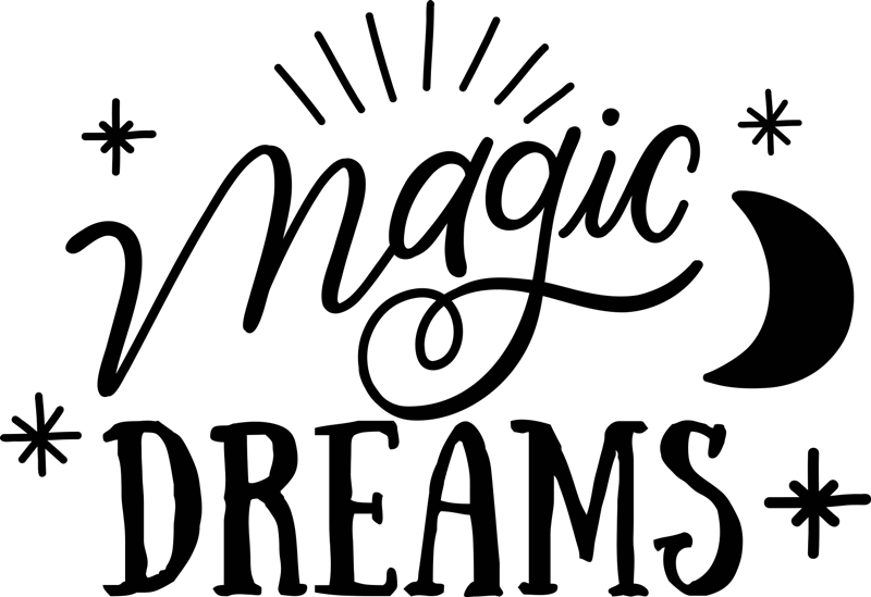 Magic dreams bedroom vinyl carpet - TenStickers