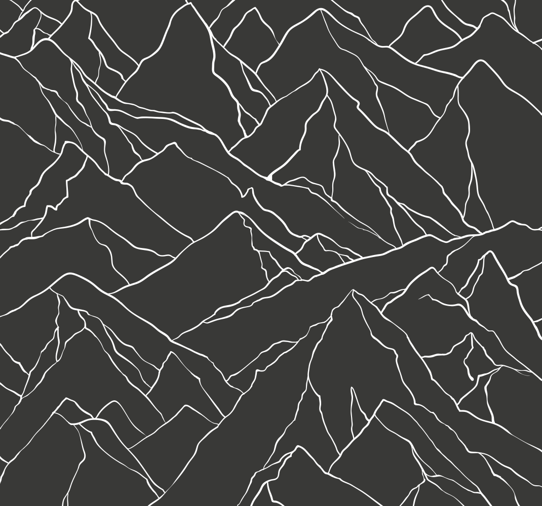 Office vinyl carpet mountain outline design - TenStickers