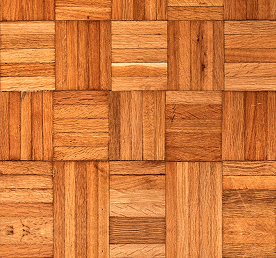 Office vinyl carpet - shielded by wooden weave - TenStickers