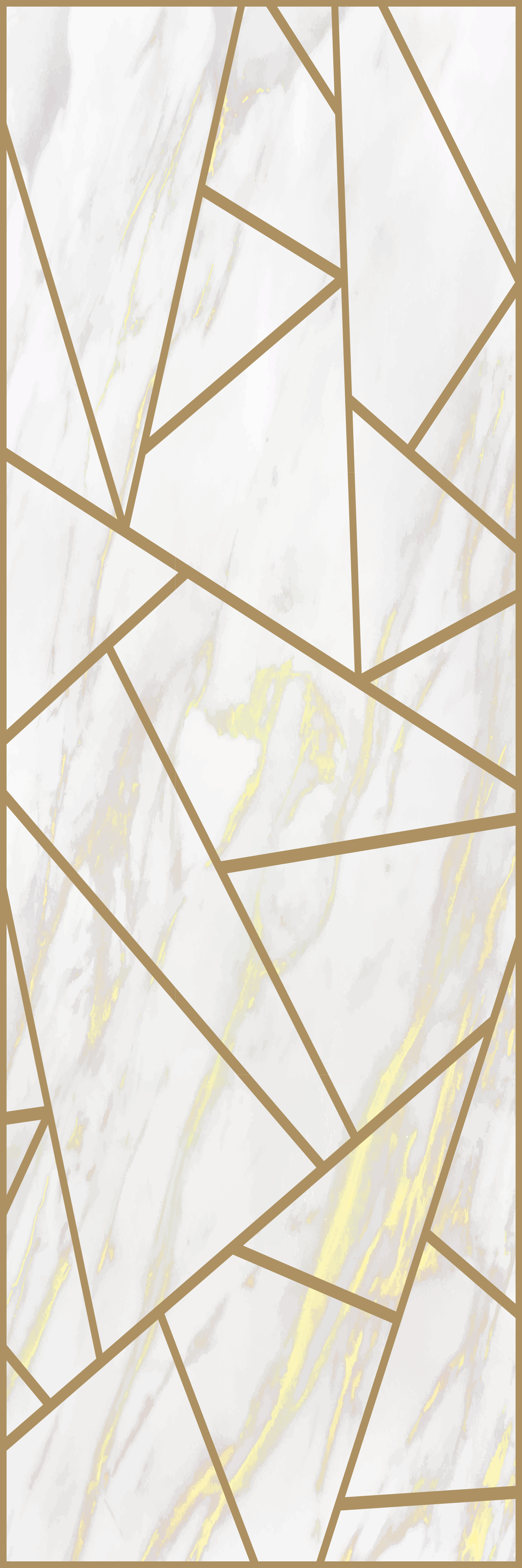 Office vinyl carpet marble geometric mosaic - TenStickers