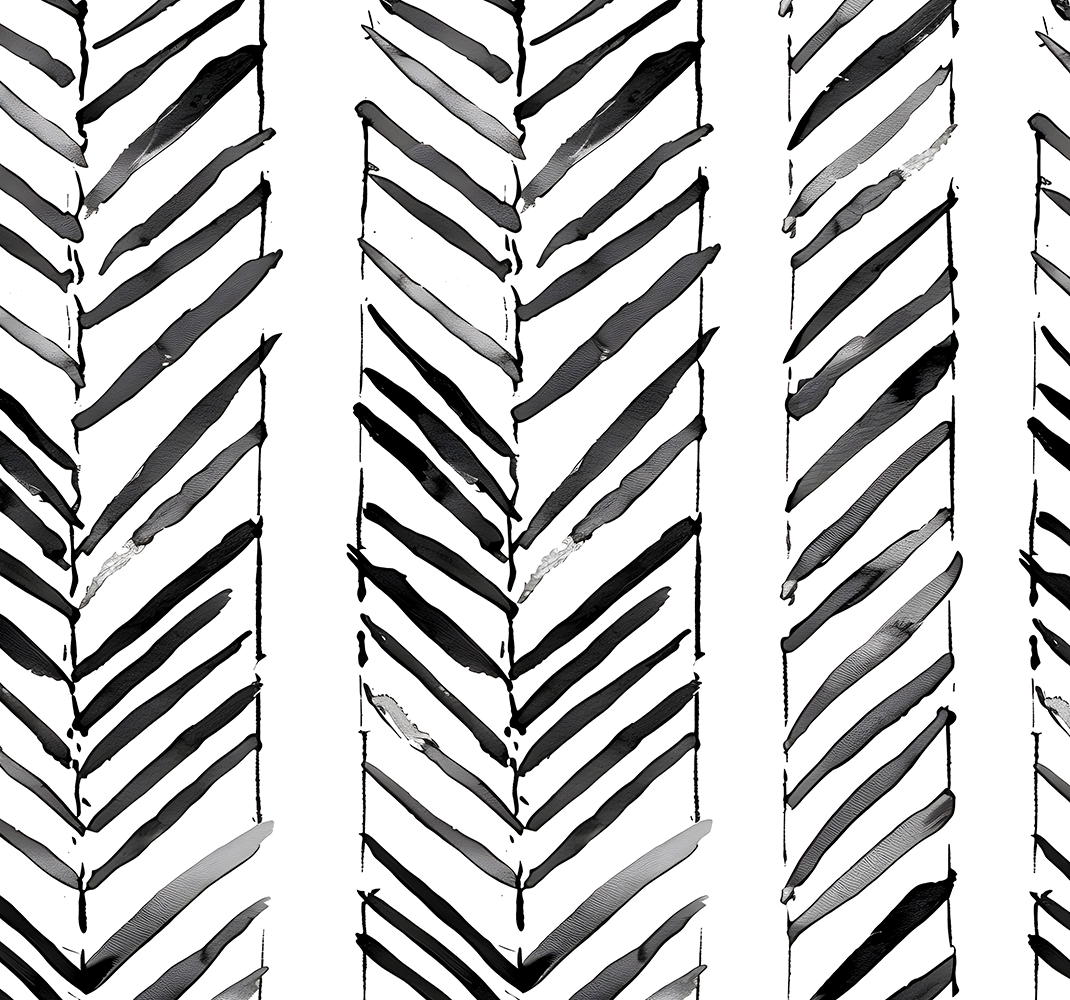 Office vinyl carpet in black and white geometric design - TenStickers