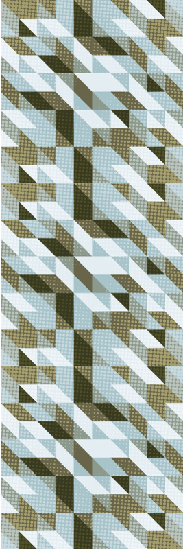 Office vinyl carpet modern triangles design - TenStickers