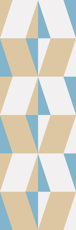 Office vinyl carpet in geometric minimalist design - TenStickers