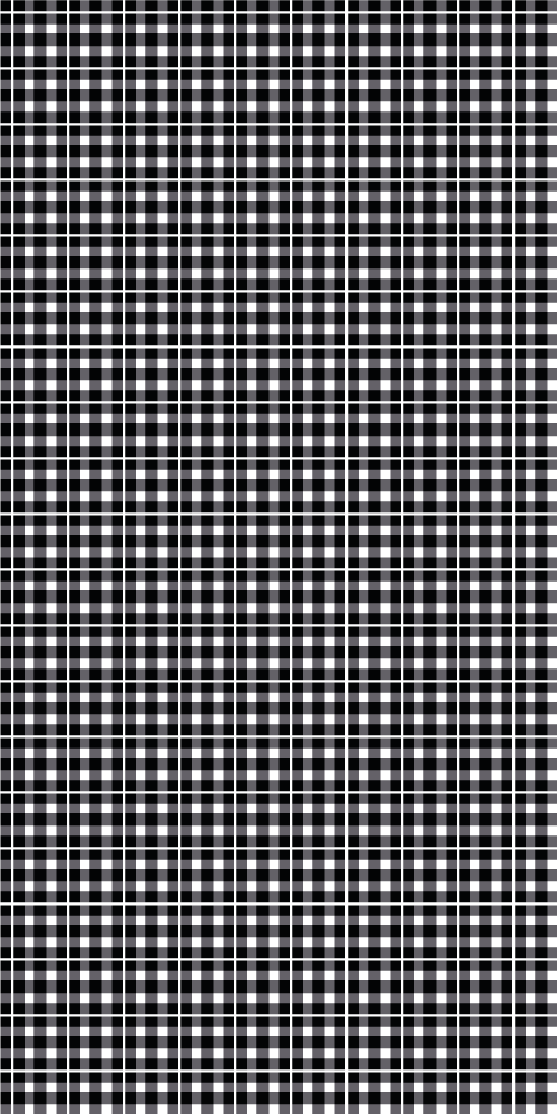 Office vinyl carpet in black and white gingham - TenStickers