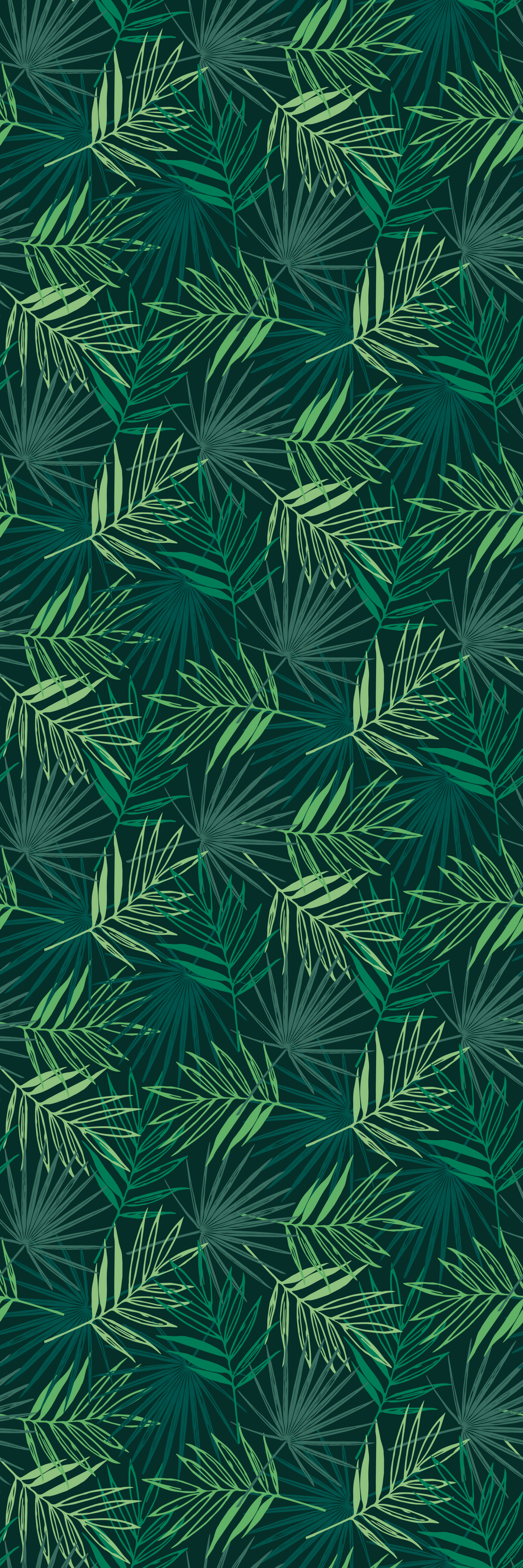 Office vinyl carpet tropical fusion design - TenStickers