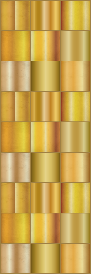 Office vinyl carpet in gold yellow blocks - TenStickers