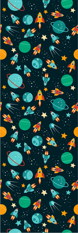 Bedroom vinyl carpet for a cute kids' space - TenStickers