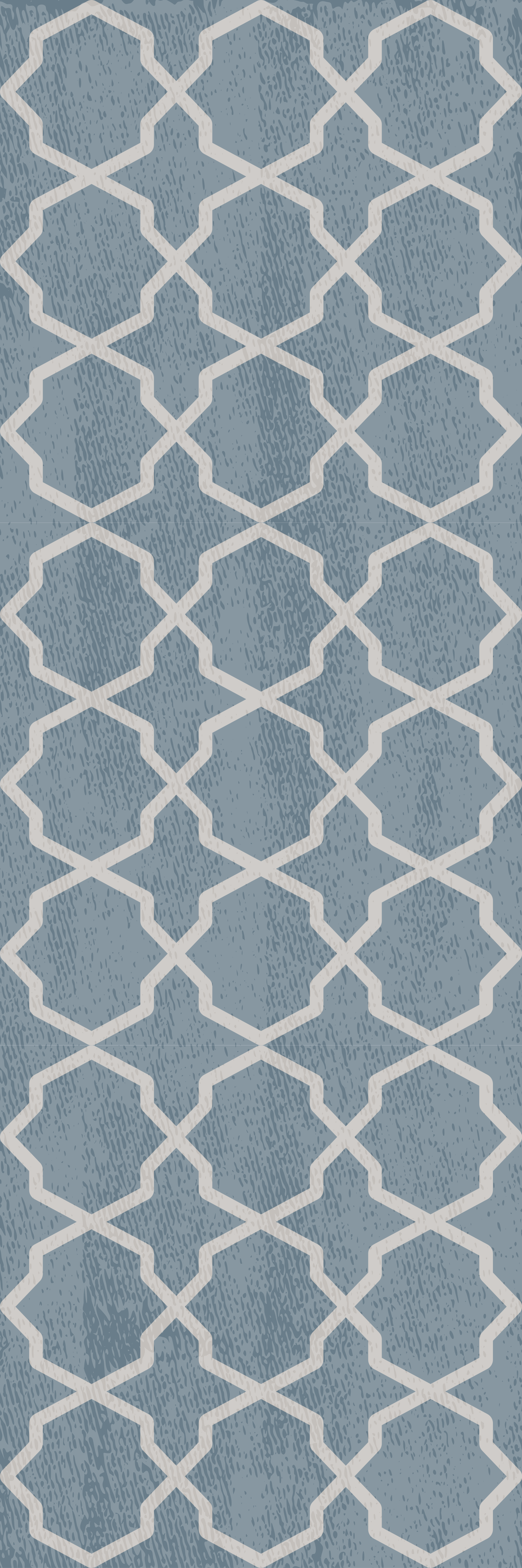Gray hamptons pattern bedroom vinyl carpet - TenStickers
