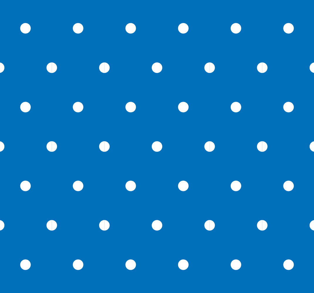 Bedroom vinyl carpet with blue polka dots - TenStickers