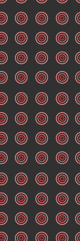 Bedroom vinyl carpet in red seamless round pattern - TenStickers