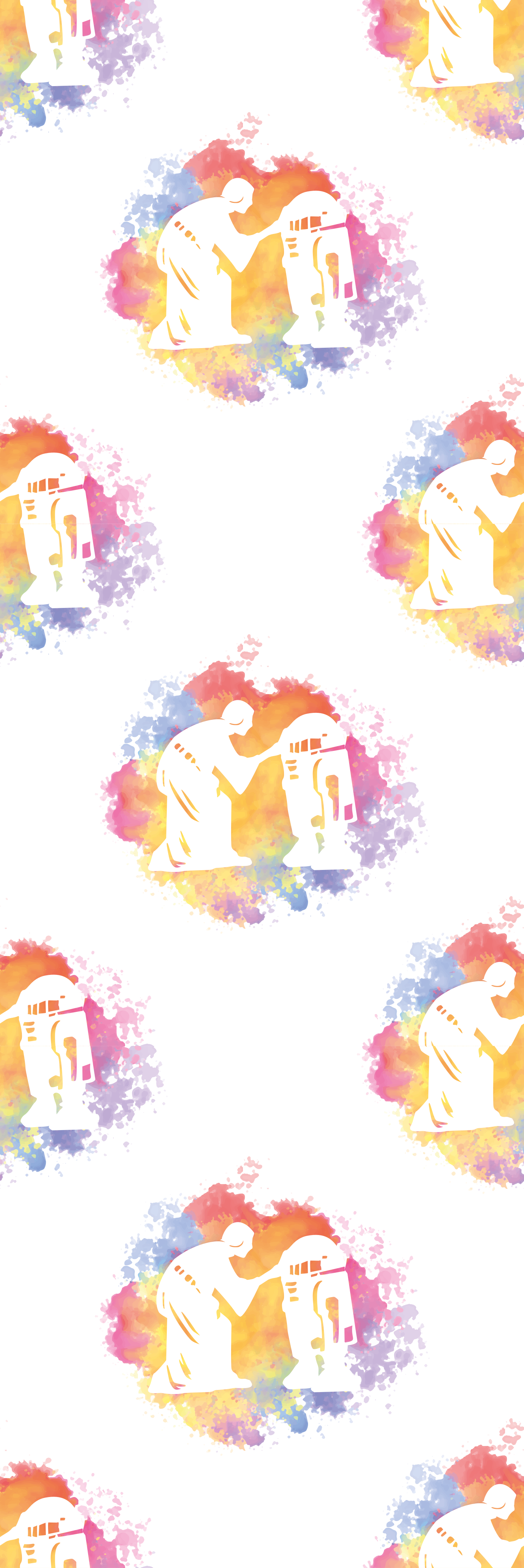 Bedroom vinyl carpet cosmic girl vibrant collage - TenStickers