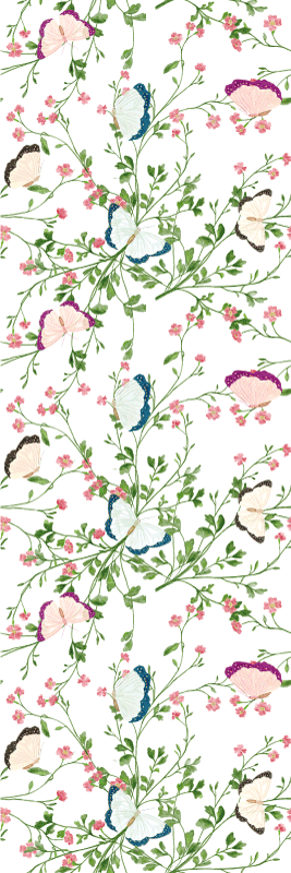 Fantasy watercolor bedroom vinyl carpet - TenStickers