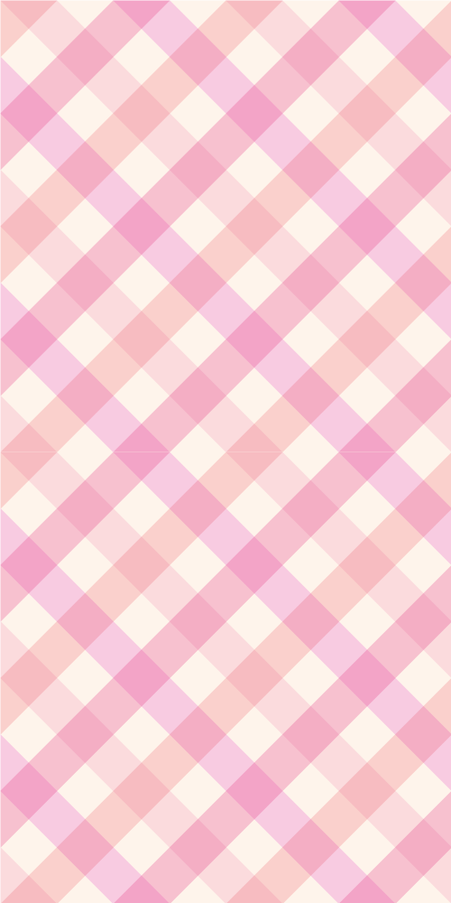 Bedroom vinyl carpet in pink checked pattern - TenStickers