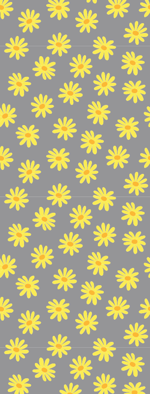 Bedroom vinyl carpet in pantone marigold - TenStickers