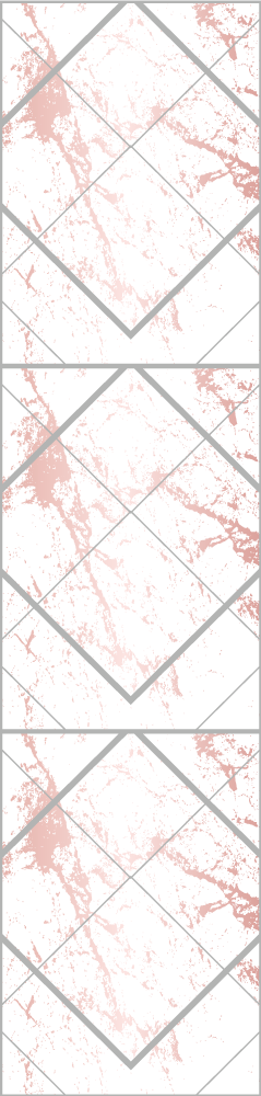 Bedroom vinyl carpet in pink and grey marble outline - TenStickers