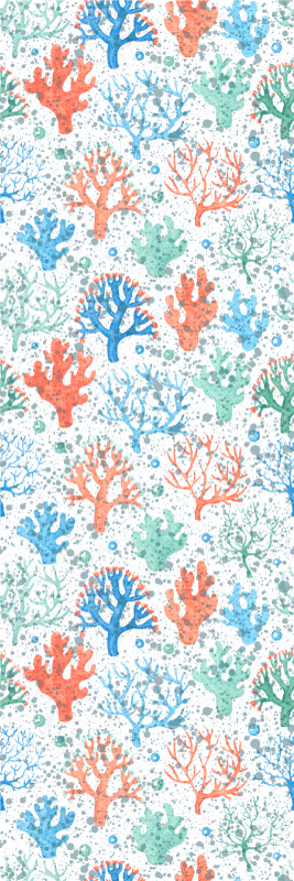 Seaweed splash bedroom vinyl carpet - TenStickers