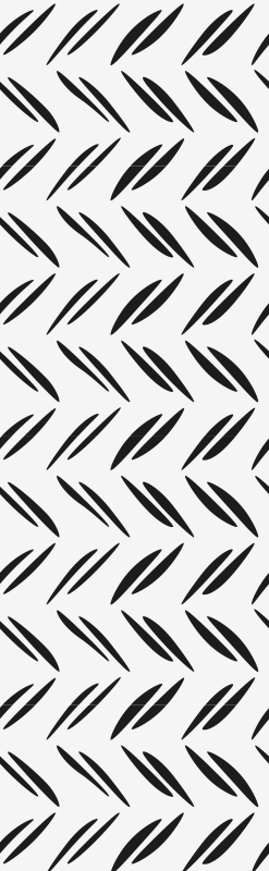 Bedroom vinyl carpet in simple varied stripes - TenStickers