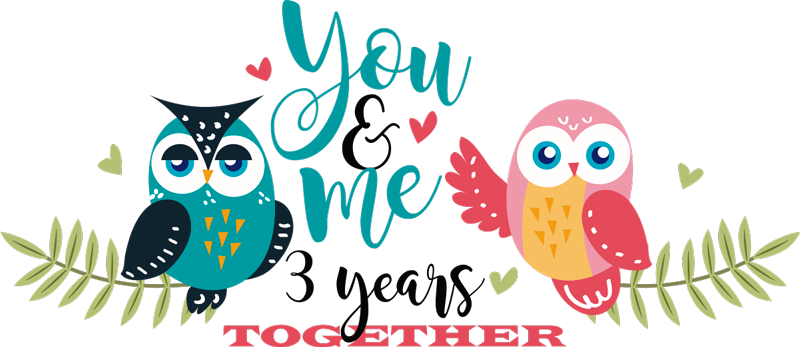 Gufos + years of partnership bedroom vinyl carpet - TenStickers