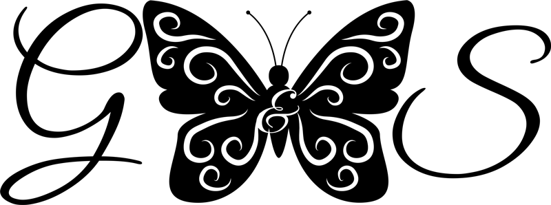 Bedroom vinyl carpet butterfly with letters - TenStickers