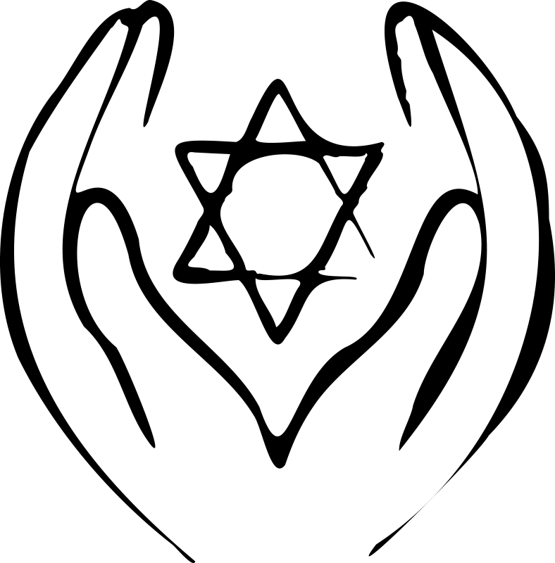 Bedroom vinyl carpet with jewish star design - TenStickers