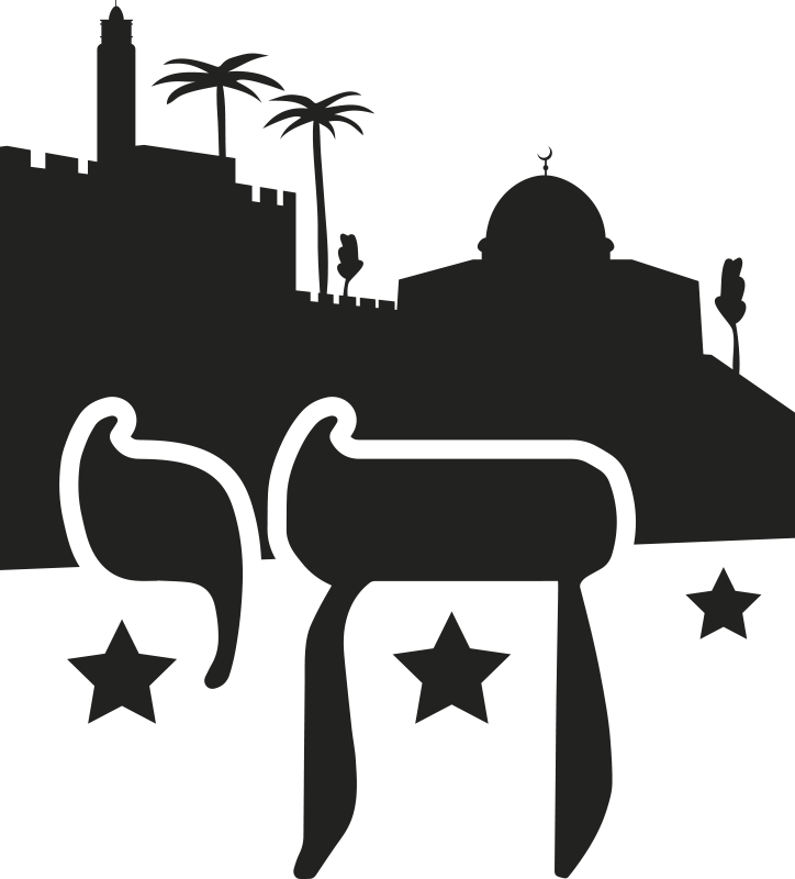 Chai symbol bedroom vinyl carpet - TenStickers