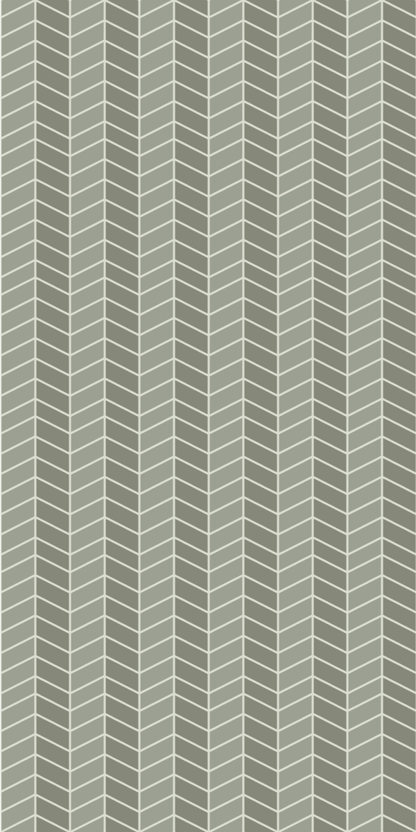Nordic vinyl carpet in scandinavian pastel green stripes - TenStickers